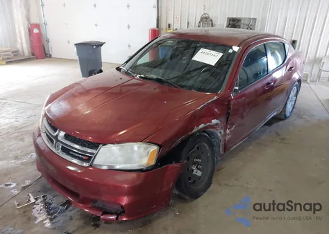 2014 Dodge Avenger Se from USA, damaged, VIN 1C3CDZAB3EN227249